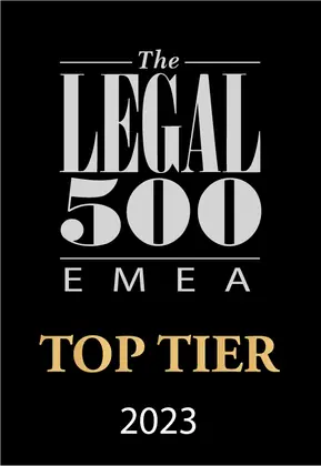 Legal 500 EMEA Top Tier 2023